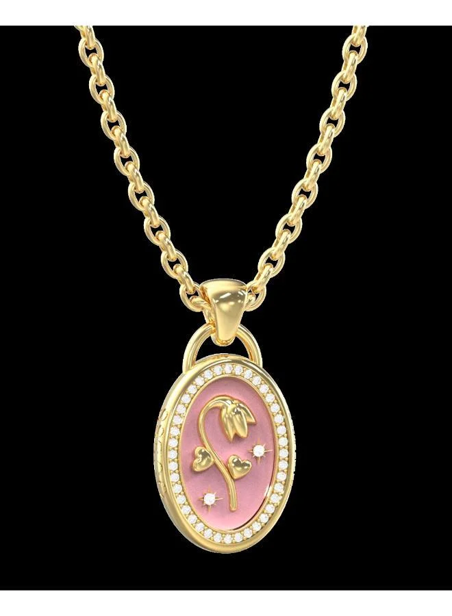 GUESS Flower Charm Necklace